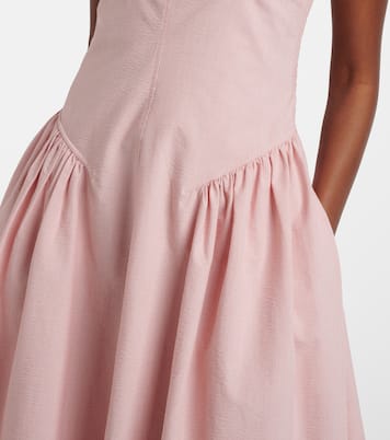 Solira seersucker midi dress | Proenza Schouler