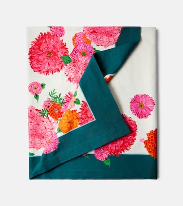Bright Blooms Large cotton tablecloth | La DoubleJ