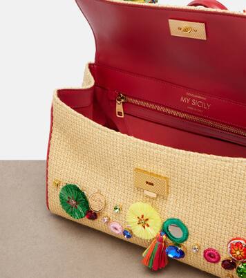 Sicily Medium embellished top-handle bag | Dolce&Gabbana