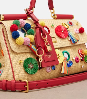 Sicily Medium embellished top-handle bag | Dolce&Gabbana