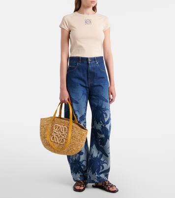 Bolso Paula's Ibiza Eclipse Medium de rafia | Loewe