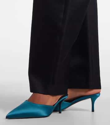 Le Coeur缎布穆勒鞋 | Alaïa