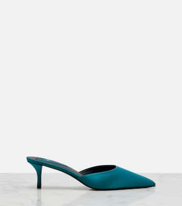 Le Coeur缎布穆勒鞋 | Alaïa