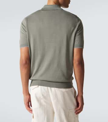 Polo en coton à logo | Brunello Cucinelli
