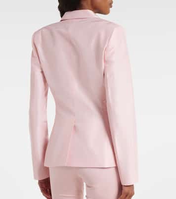 Blazer in faille di seta | Gucci