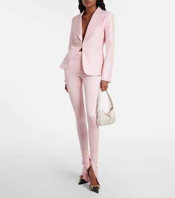 Blazer in faille di seta | Gucci
