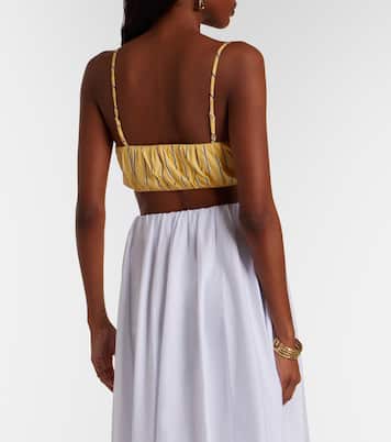 Cropped-Top Fiore aus Baumwolle | Staud