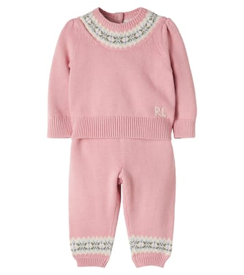 유아 - Fair Isle 코튼 스웨터 & 팬츠 세트 | Polo Ralph Lauren Kids