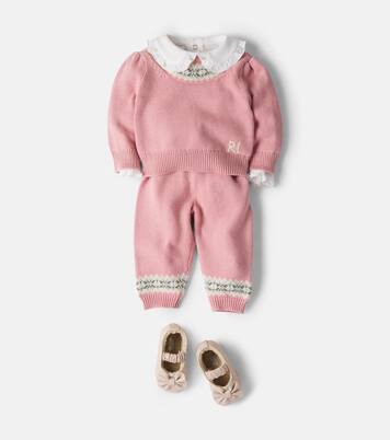 유아 - Fair Isle 코튼 스웨터 & 팬츠 세트 | Polo Ralph Lauren Kids