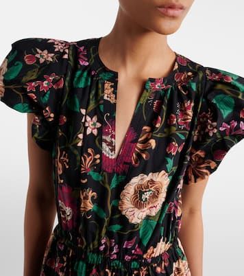 Vestido midi Marin de popelín de algodón | Ulla Johnson