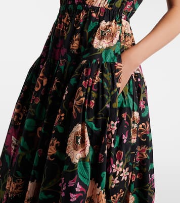 Vestido midi Marin de popelín de algodón | Ulla Johnson