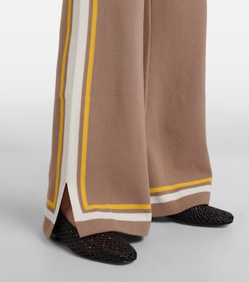 Veneto Kansas knitted wide-leg pants | The Upside