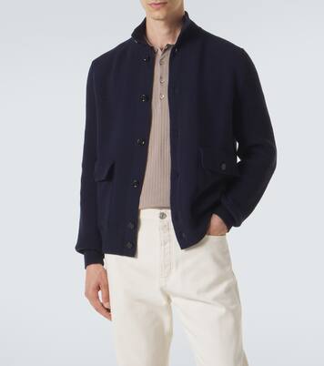 Knitted wool-blend jacket | Lardini