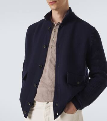 Knitted wool-blend jacket | Lardini