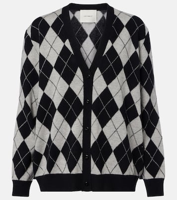 Raelyn argyle cashmere cardigan | Lisa Yang