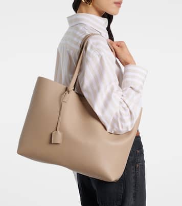 Shopping E/W leather tote | Saint Laurent