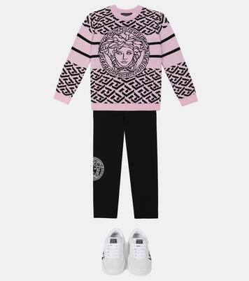 Medusa La Greca wool sweater | Versace Kids