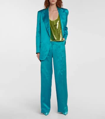 High-Rise-Hose aus einem Leinengemisch | Tom Ford