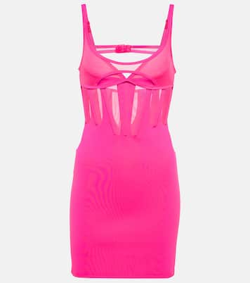 Paneled bustier minidress | Mugler