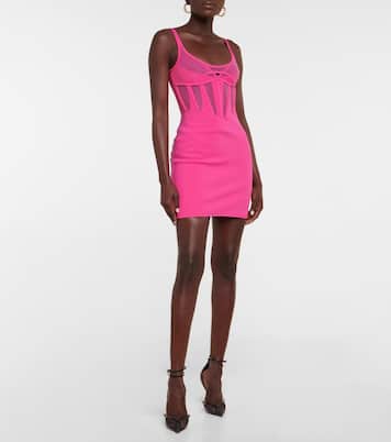 Paneled bustier minidress | Mugler