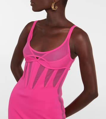 Paneled bustier minidress | Mugler