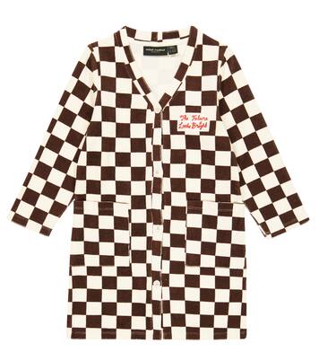 Peignoir en coton à carreaux | Mini Rodini