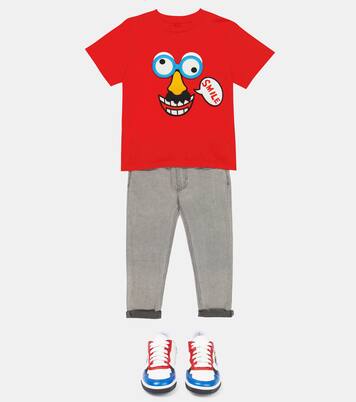 Appliquéd printed cotton T-shirt | Stella McCartney Kids