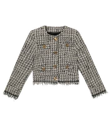 Embellished tweed jacket | Balmain Kids