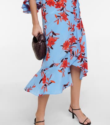 Abito a portafoglio Rollins con stampa | Diane von Furstenberg