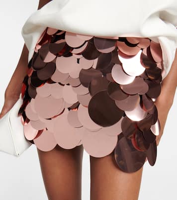 Minifalda de tiro medio adornada | The Attico