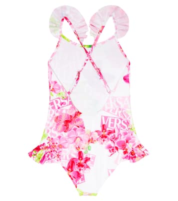 Logo floral swimsuit | Versace Kids