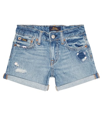 Distressed denim shorts | Polo Ralph Lauren Kids