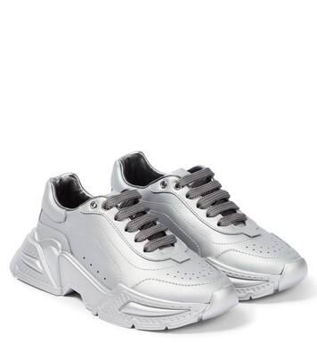 Flash leather sneakers | Dolce&Gabbana Kids
