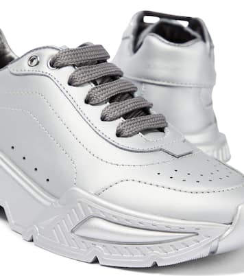 Flash leather sneakers | Dolce&Gabbana Kids