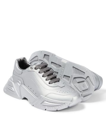 Flash leather sneakers | Dolce&Gabbana Kids