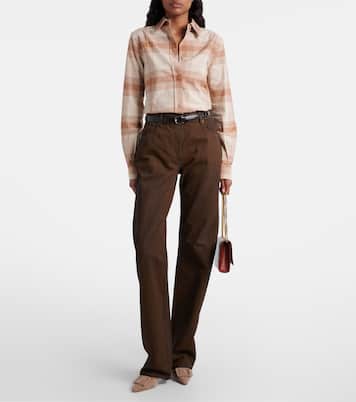 Mules Maysale 70 aus Veloursleder | Manolo Blahnik