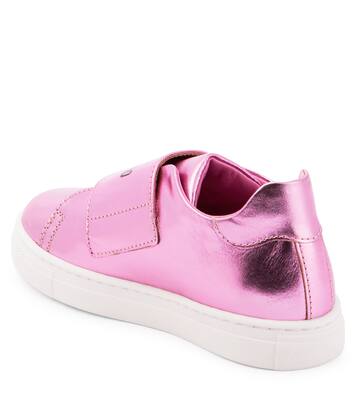 Logo leather sneakers | Moschino Kids