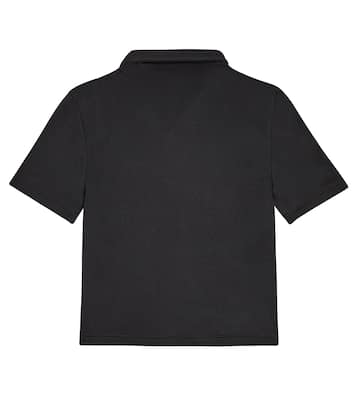 Logo cotton-blend bowling shirt | Dolce&Gabbana Kids