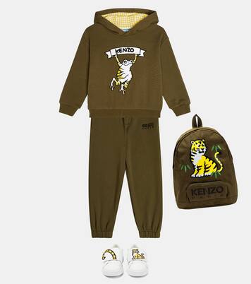 Bébé – Sweat-shirt à capuche en coton mélangé | Kenzo Kids