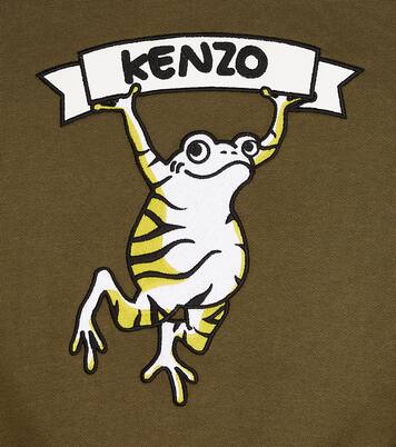 Bébé – Sweat-shirt à capuche en coton mélangé | Kenzo Kids