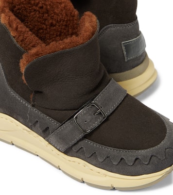 Shearling-lined suede boots | PèPè
