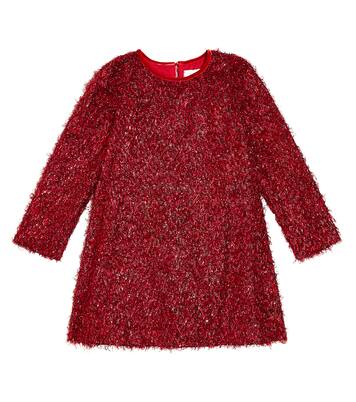 Fringed Lurex® dress | Monnalisa