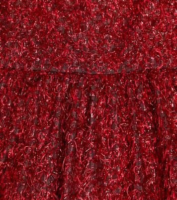 Fringed Lurex® dress | Monnalisa