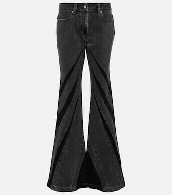 Darted mid-rise flared jeans | Dion Lee