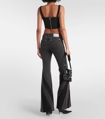 Darted mid-rise flared jeans | Dion Lee