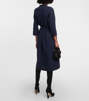 Midikleid aus einem Baumwollgemisch | Vince