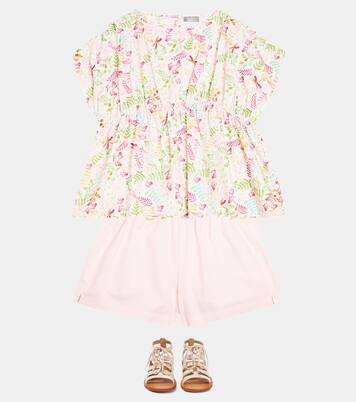 Ensemble chemise et short en coton | Il Gufo