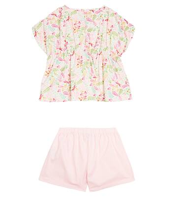 Ensemble chemise et short en coton | Il Gufo