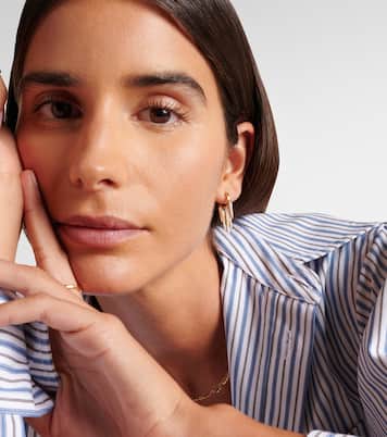 Ohrringe Fringe Huggie aus 14kt Gelbgold (585/1000) mit Diamanten | Sydney Evan