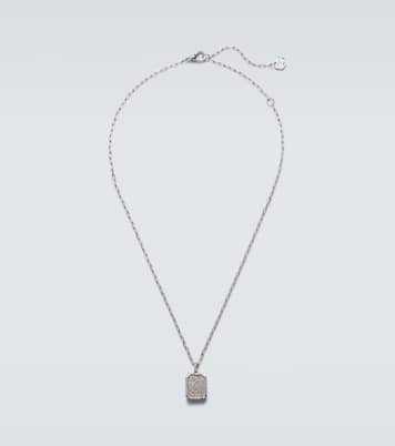 18kt white gold pendant necklace with diamonds | Shay Jewelry